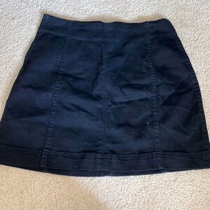 Wild Fable Black Denim Stretch Skirt